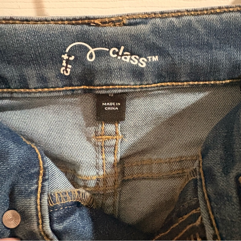 Art Class Flare Low Rise, Fitted Hip and Thigh Denim Jeans, Girls Size 10, NWT - Picture 5 of 5